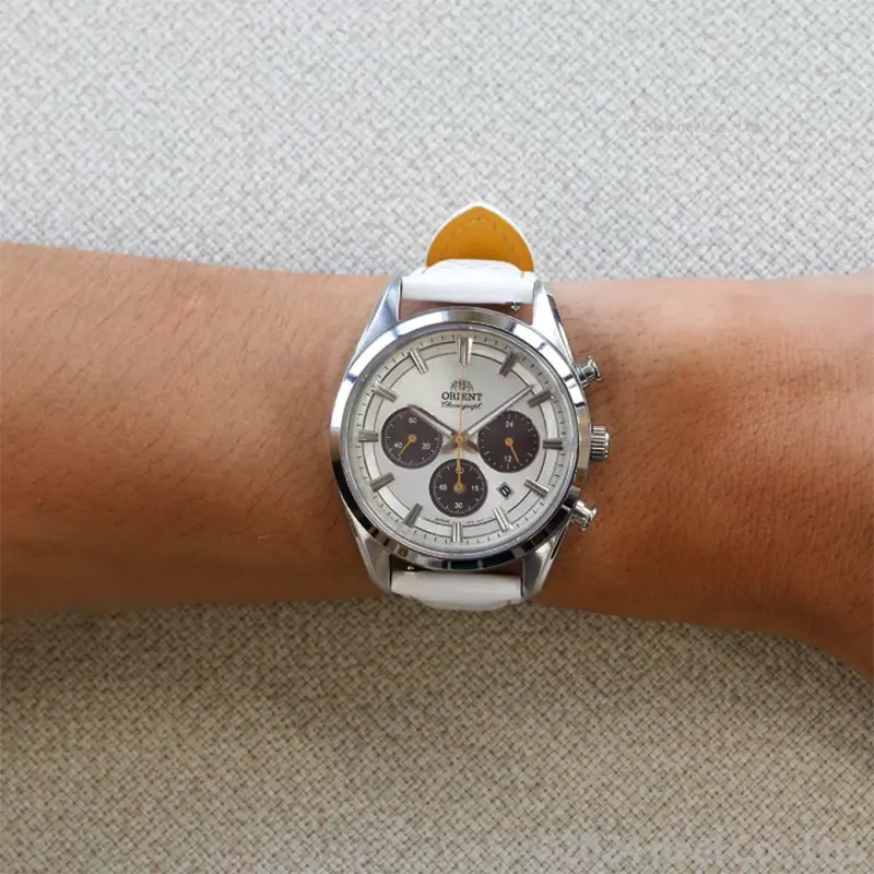 Orient Contemporary Solar Limited Edition White Dial Men's Watch- RN-TX0308S